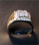 Code KJDRM GRN-11Gold 18 ktWeight 8.370 gmsDipc. 25Diamond 0.740 ct (M)Rs 24,000/-, click here to see large picture.