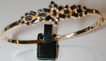 Code KJGJS 2715Blue Sapphire Bracelet, click here to see large picture.