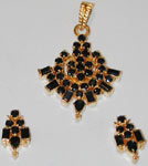 Code KJGJS 2724Blue Sapphire Pendent Set, click here to see large picture.