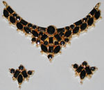 Code KJGJS 2716Blue Sapphire Pendent Set, click here to see large picture.