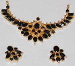 Code KJGJS 2720Blue Sapphire Pendent Set, click here to see large picture.