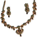 Code KJGJC 2911Blue Sapphire & Emerald Set, click here to see large picture.