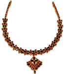 Code KJGJC 2903Blue Sapphire & Ruby Set, click here to see large picture.